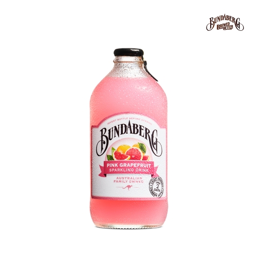 [한국쥬맥스] 분다버그 핑크 자몽 탄산음료 375ml (12병)