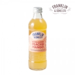 [한국쥬맥스] 프랭클린 피치 & 망고 탄산음료 275ml (12병)