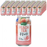 푸르밀 복숭아티 340ml (24캔) x 2박스