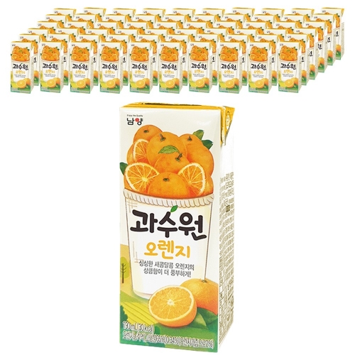 과수원 오렌지 190ml (24팩) x 3박스