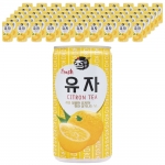 참맑은 유자 175ml (30캔) x 3박스