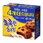 오리온 촉촉한 초코칩 320g (12p+4p) x 20각