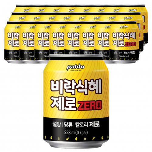 비락식혜 제로 238ml (24캔) x 2박스