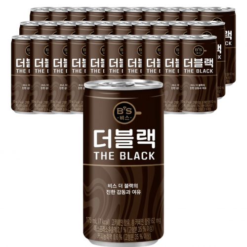 비스 더블랙 175ml (30캔) x 3박스