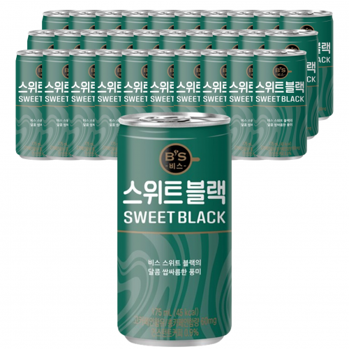 비스 스위트 블랙 175ml (30캔) x 3박스