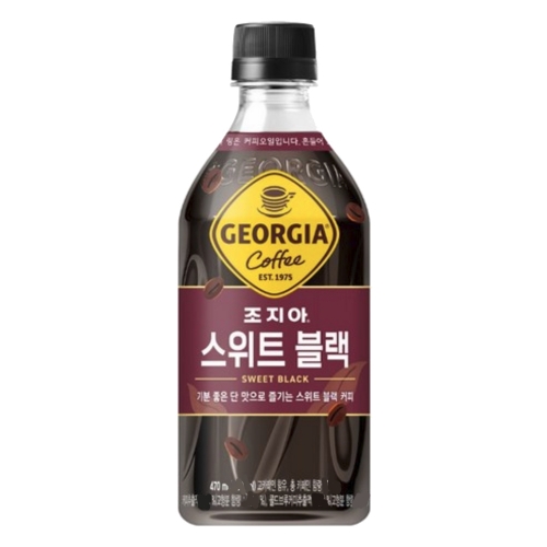 조지아 스위트 블랙 470ml (24페트)