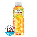 [한국쥬맥스] 모구모구 레몬맛 티드링크 위드 나타데코코 450ml (12페트)