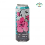 [한국쥬맥스] 아리조나 블랙 앤 화이트 아이스드티 위드 진생 앤 허니 650ml (12캔)