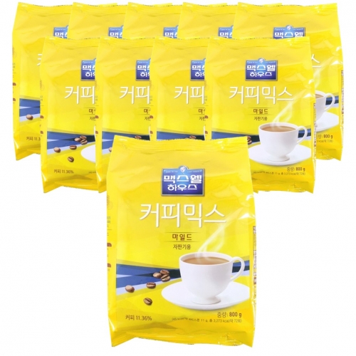 맥스웰하우스 마일드 커피믹스 자판기용 800g x 10봉